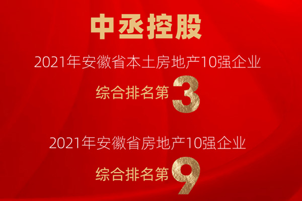 中丞控股緊跟時(shí)代潮向，再獲殊榮！